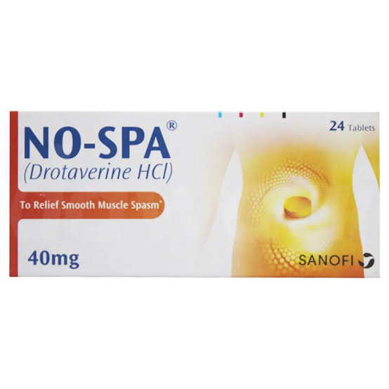 No-spa Drotaverine HCI 40mg 24 Tablets