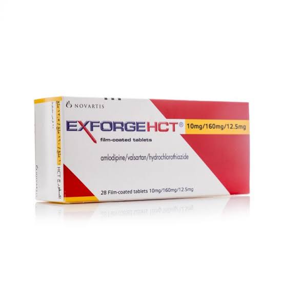 Exforge HCT 10mg/160/12.5mg Amlodipine Valsertan Hydrochlothiazide AIB Allied Product & PHARMACY Stores LTD