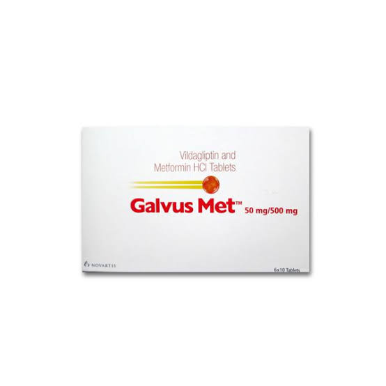 Galvus Met 50/500mg Vidagliptin/ Metformin AIB Allied Product & PHARMACY Stores LTD