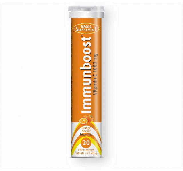 Vitamin C 1000mg (Orange) - 20 Effervescent Tablets Boost immunity and helps you fight sickness AIB Allied Product & PHARMACY Stores LTD