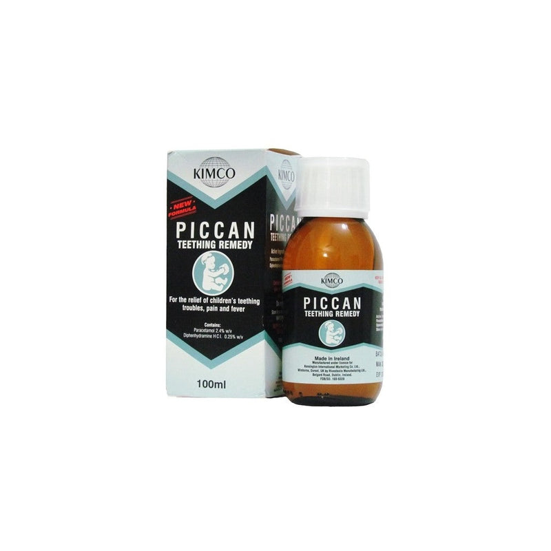 Piccan Infant Teething Remedy 100ml Relief of fever and pains AIB Allied Product & PHARMACY Stores LTD