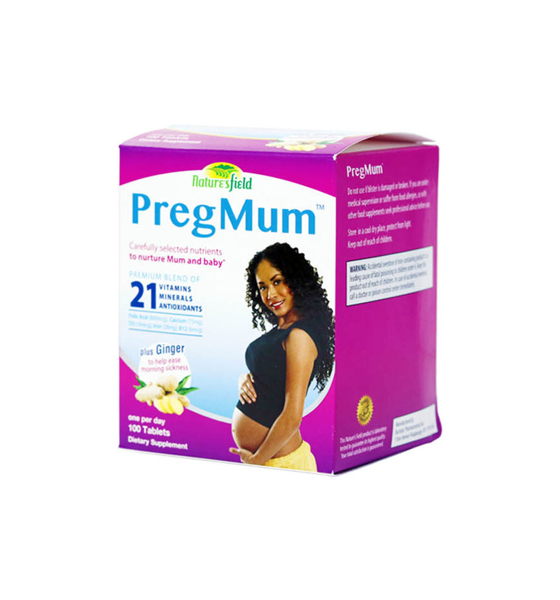 Pregmum Pregnant Women Formula Tablet Recommended Daily Intake with Nutritional Support AIB Allied Product & PHARMACY Stores LTD
