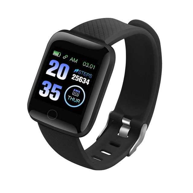 Smart Watch Women Men Smartwatch For Apple IOS Android Electronics Smart Fitness Tracker With Silicone Strap Sport Watches Kanozon.com