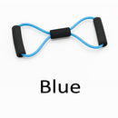 TPE 8 Word Fitness Yoga Gum Resistance Rubber Bands Shipping From Abroad 20 Days