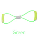 TPE 8 Word Fitness Yoga Gum Resistance Rubber Bands Shipping From Abroad 20 Days