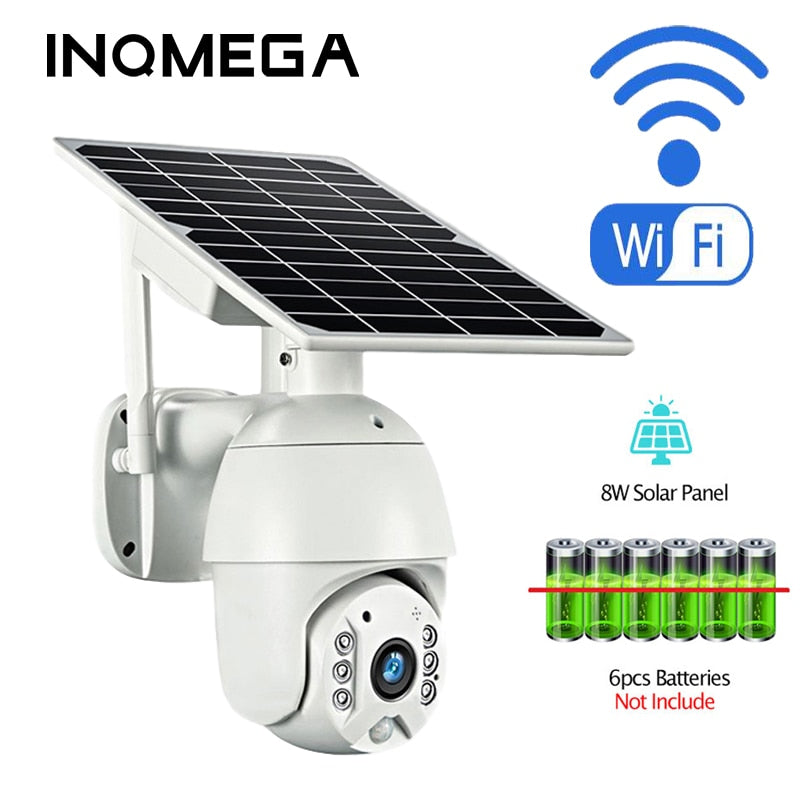 Solar Panel Wifi Camera Outdoor Smart Home Alarm Surveillance Kanozon.com