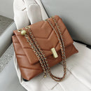 Vintage Chain Designer PU Leather Crossbody Bags For Women Kanozon.com