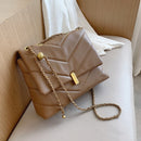 Vintage Chain Designer PU Leather Crossbody Bags For Women Kanozon.com