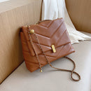 Vintage Chain Designer PU Leather Crossbody Bags For Women Kanozon.com