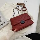 Embroidery Thread Small PU Leather Crossbody Bags for Women Kanozon.com