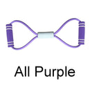 TPE 8 Word Fitness Yoga Gum Resistance Rubber Bands Shipping From Abroad 20 Days