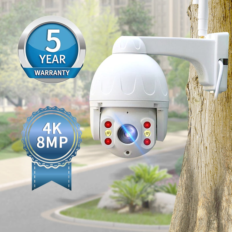 N eye Outdoor Camera 8MP 4K WiFi Security IP Camera smart waterproof Kanozon.com