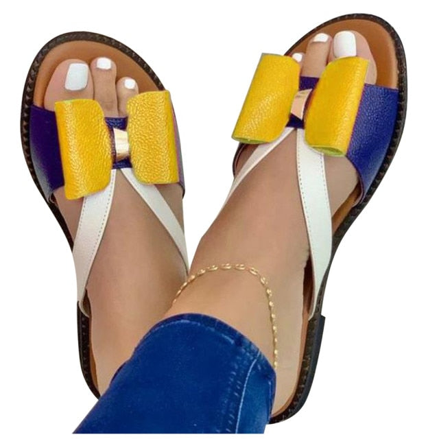 Summer Women Slippers Cute Butterfly-Knot Casual Sandals Kanozon.com