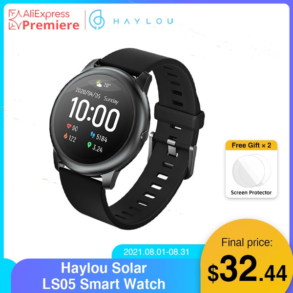 Haylou Solar LS05 Smart Watch Sport Heart Rate Sleep Monitor IP68