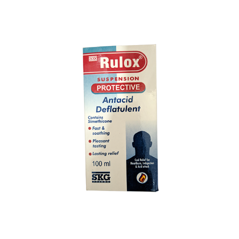 Rulox Suspension 100ml Fast Soothing Pleasant Tasting AIB Allied Product & PHARMACY Stores LTD