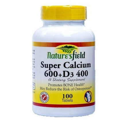 Super Calcium 600+D3 400 promote bone and teeth health AIB Allied Product & Pharmacy Stores LTD