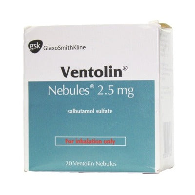 Ventolin Nebules 2.5mg AIB Allied Product & PHARMACY Stores LTD