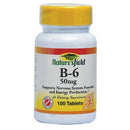Vitamin B6 Boost Energy Red Blood Cells Nervous Function and Anti-Ageing 50mg - Nature's Field AIB Allied Product & Pharmacy Stores LTD