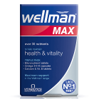 Wellman Max 84 Tablets calcium, vitamin D and Omega 3-6-9 AIB Allied Product & PHARMACY Stores LTD